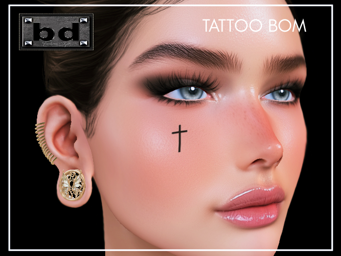 [bd TATTOO] BOM 7 LEL EVOX FEM FACE CRUZ4 - UNPACK