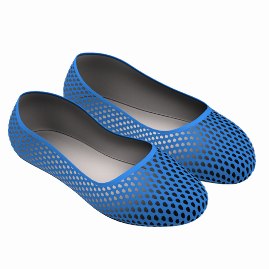 BLUE NET BALLERINA/WATER SHOES (ADD)
