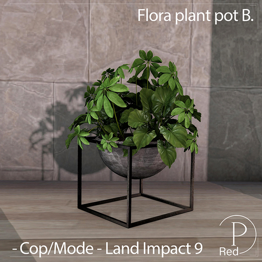 P.ReD. Flora plant pot B - Box