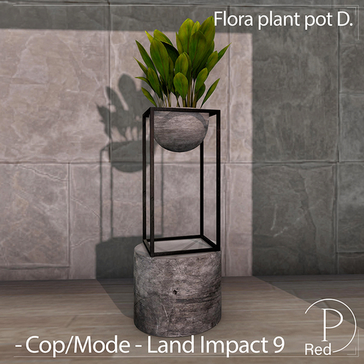 P.ReD. Flora plant pot D - Box