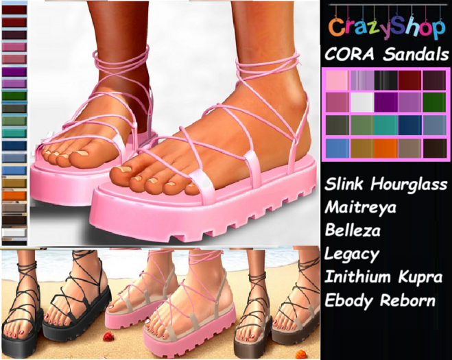 Crazy Cora Sandals