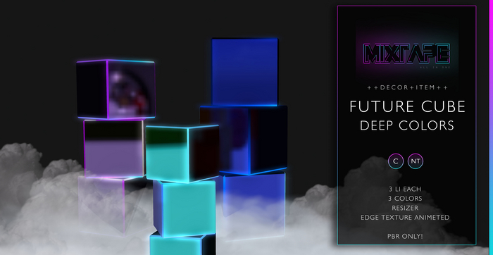 MIXTAPE Decor - future cube - deep colors