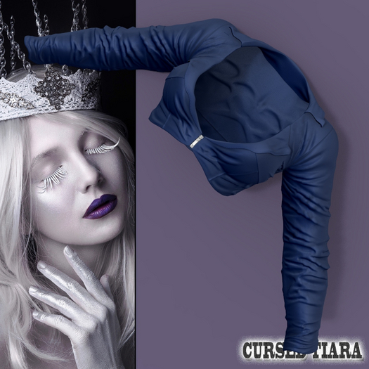 Navy Zipped Jacket LaraX