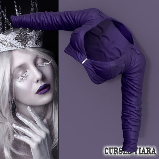 Purple Zipped Jacket LaraX