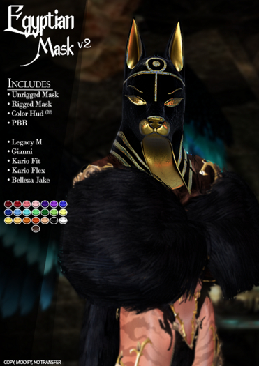 FK* Egyptian  Mask v2 ☾☾Legacy M☽☽