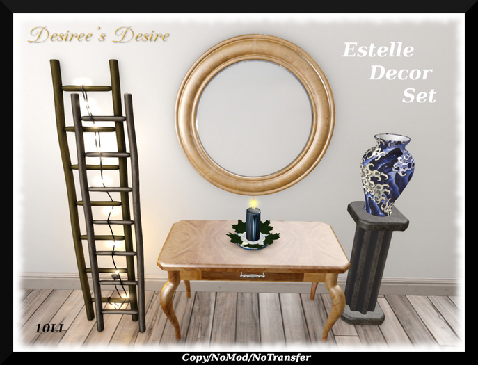Estelle Decor Set - 10 Prims