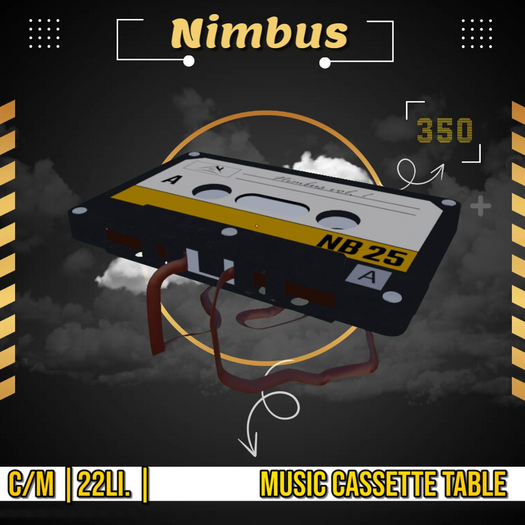 Music Cassette Table