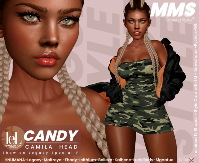 MakeMyShape-Candy-Lel Camila-Nhumana-Nhuma-Legacy-Perky-Pinup-LaraX-PetiteX-Reborn-Kupra-Khara-GenX-Lucy-Alice-Erika