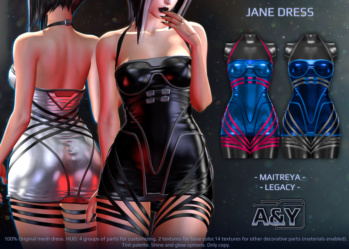 A&Y Jane Dress - Blue