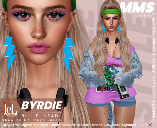 MakeMyShape-Byrdie-Lel Billie-Nhumana-Nhuma-Legacy-Perky-Pinup-LaraX-PetiteX-Reborn-Kupra-Khara-GenX-Lucy-Alice-Erika