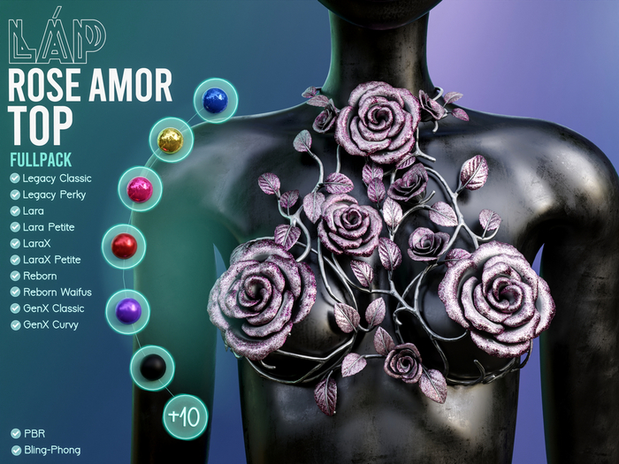 Rose Armor Top by LAP (Fullpack)