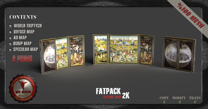 (EFE DESIGN) World Triptych Fullperm