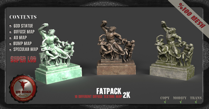 (Efe Design) God Statue Fatpack Fullperm