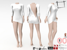 Full Perm Sexy Back Cutout Tulip Dress Maitreya 5.3 LaraX, Slink, Belleza, Tonic, Legacy, Ebody Reborn