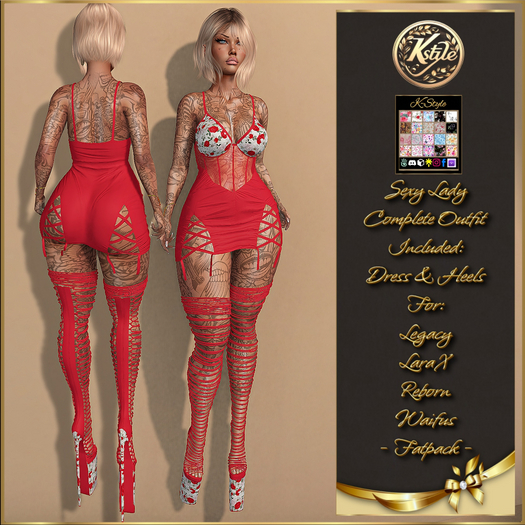 [K-Style] SEXYLADY COMPLETE OUTFIT - FATPACK #9