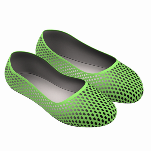 LIME NET BALLERINA/WATER SHOES (ADD)