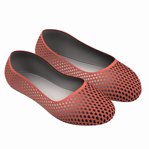 PEACH NET BALLERINA/WATER SHOES (ADD)
