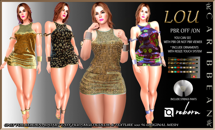 [CARIBBEAN]  LOU REBORN PACK (BOX)