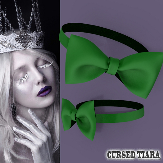 Green Bow Collar