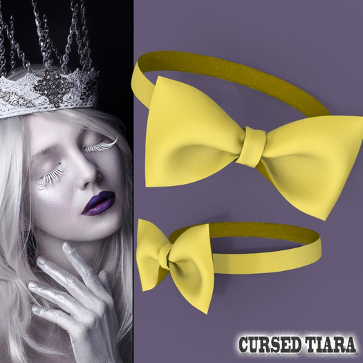 Yellow Bow Collar