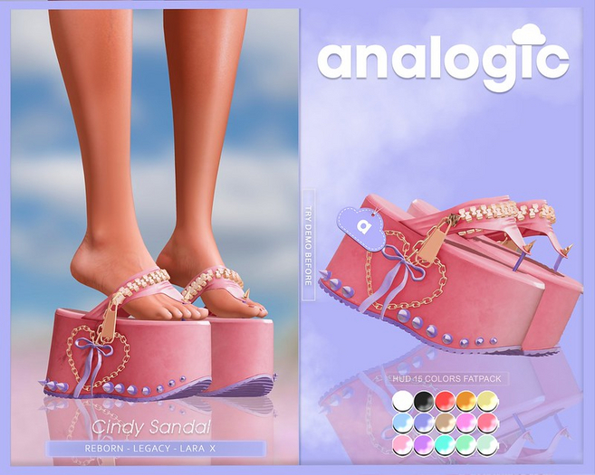 Analogic - Cindy Sandal FATPACK