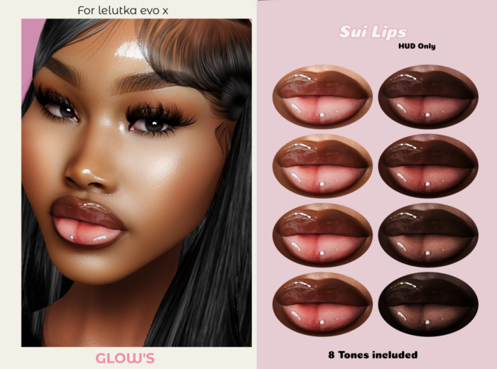 GLOW'S-NUI LIPS EVO X