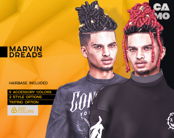 CAMO - Marvin Dreads - FATPACK