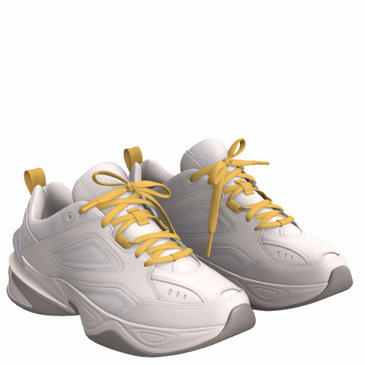Resizable YELLOW String Sneaker SHOES (ADD)