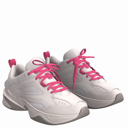 Resizable PINK String Sneaker SHOES (ADD)