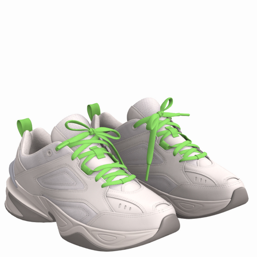 Resizable LIME String Sneaker SHOES (ADD)