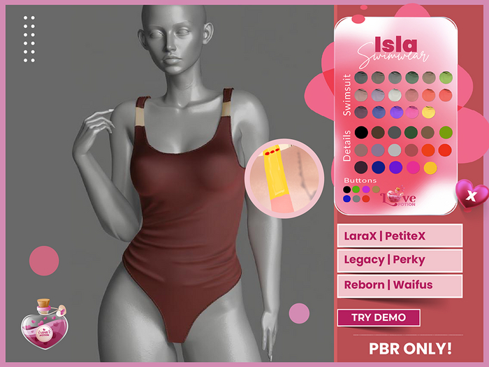 [LOVE POTION] Isla Swimwear - FATPACK 