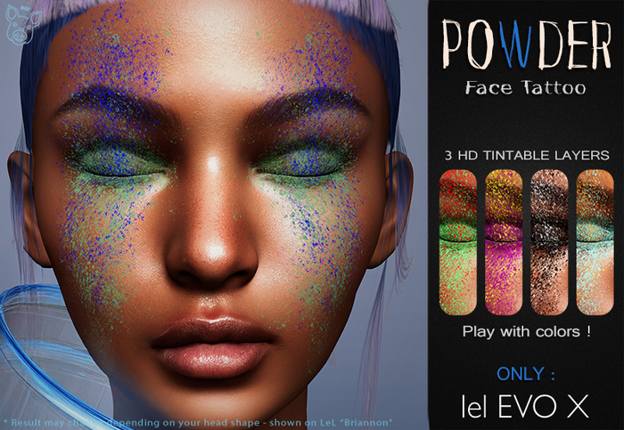 Mad' - Powder FaceTattoo [EVOX]
