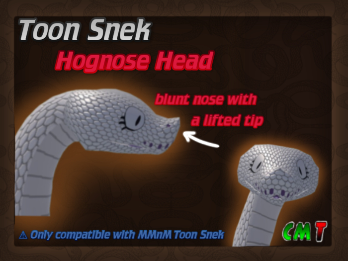 [SD] Toon Snek - Hognose Head
