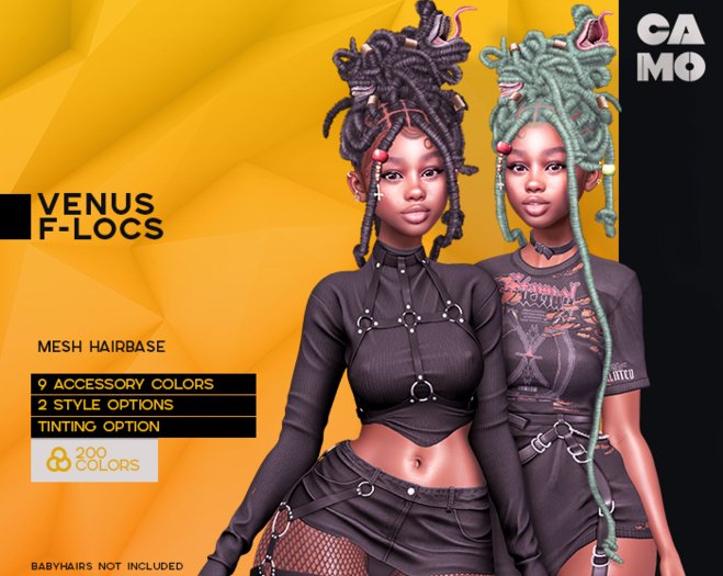 CAMO - Venus F-Locs - FATPACK