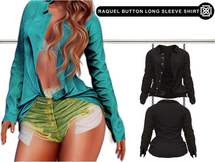 Addams - Raquel Button Long Sleeve Shirt #29