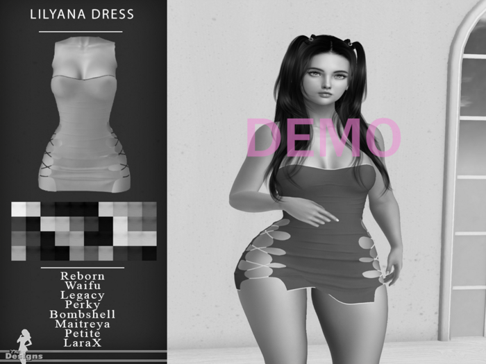 Lilyana Dress Demo Hud ABC