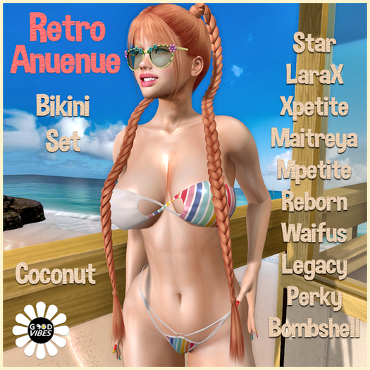 GoodVibes Retro Coconut Her Set