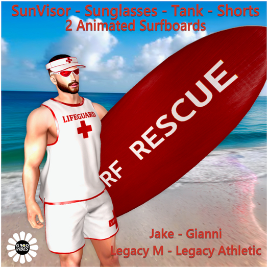 GoodVibes LifeGuard Mens Set 3 