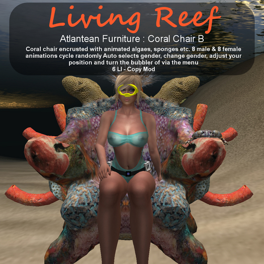 Inochi Reef - Atlantean - Coral Chair B