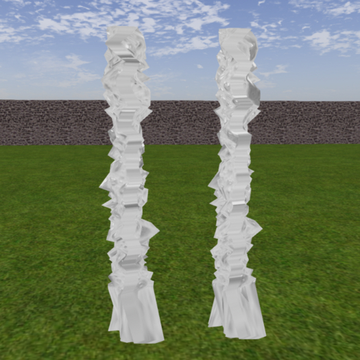 Saeule, column, mesh, flows, Full Perm