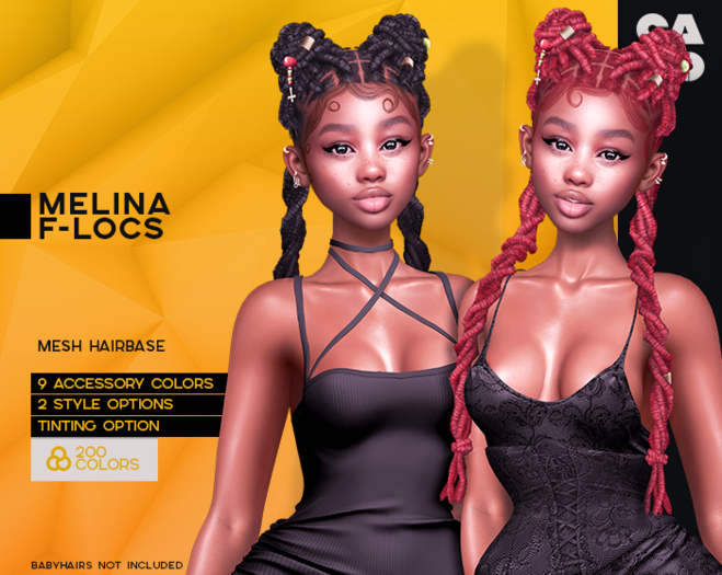 CAMO - Melina F-Locs - FATPACK
