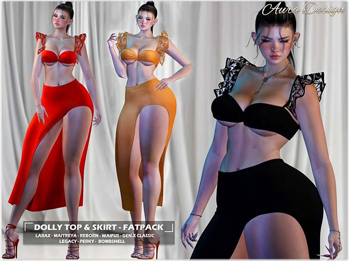 [Aura Design] Dolly TOP & SKIRT - FATPACK 