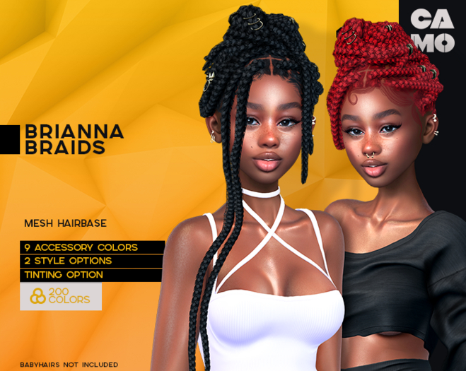 CAMO - Brianna Braids - FATPACK
