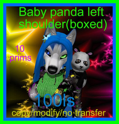 Baby panda left shoulder(boxed)