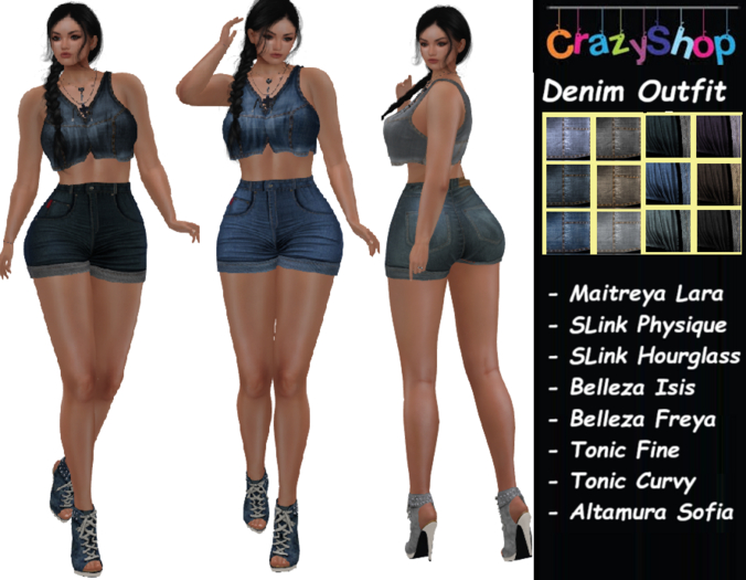 Crazy Denim Outfit