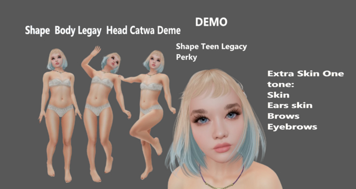 Shape  Body Legay  Head Catwa Deme DEMO