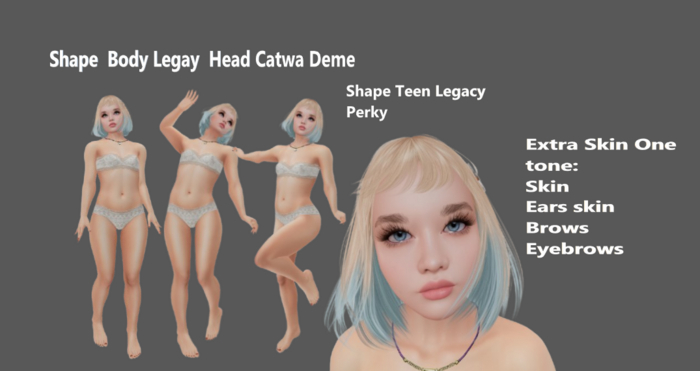 Shape  Body Legay  Head Catwa Deme