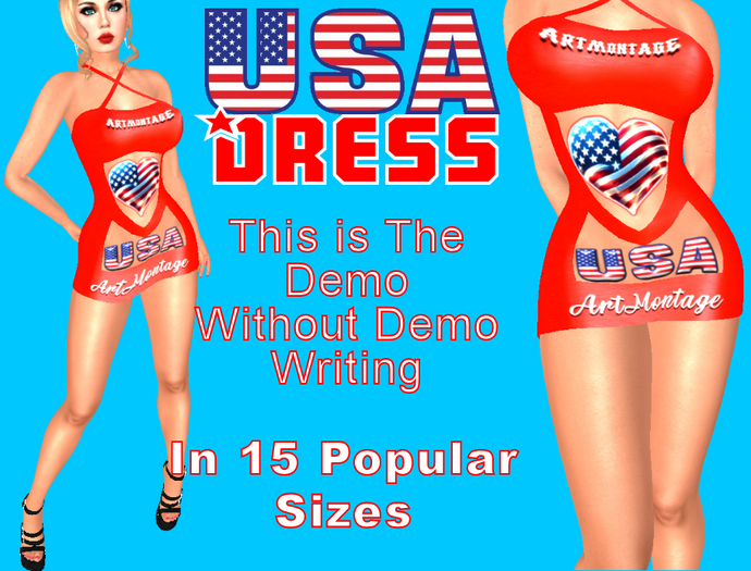 ♥♥ ~~ *USA Dress* DEMO*