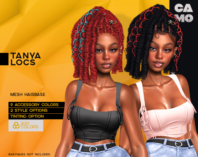 CAMO - Tanya Locs - FATPACK