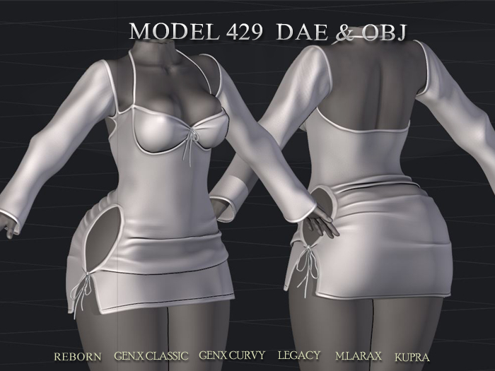 !GUTTO! MODEL 429  DAE & OBJ